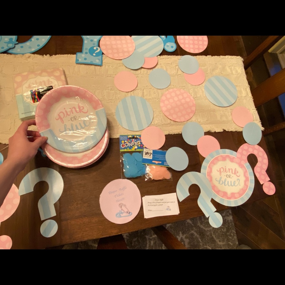 Gender Reveal/Baby Shower Decorations
